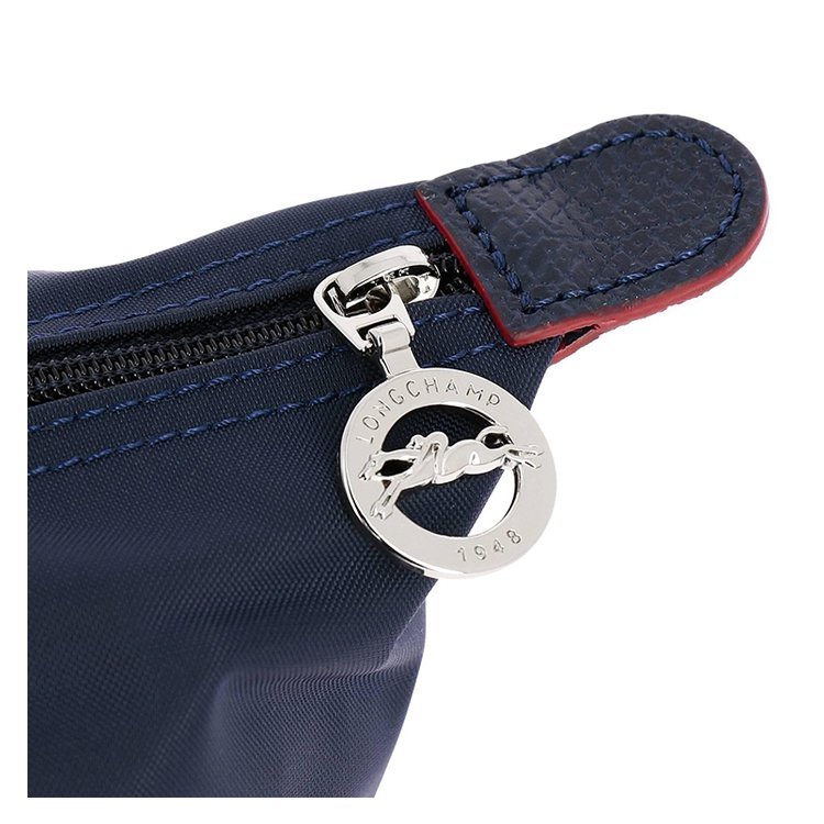 珑骧/longchamp 18年秋冬 logo 饺子包 女包 女性 蓝色 手提包 l1623