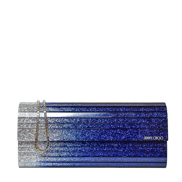 周仰杰/jimmy choo 18年秋冬 logo 渐变色 女包 手