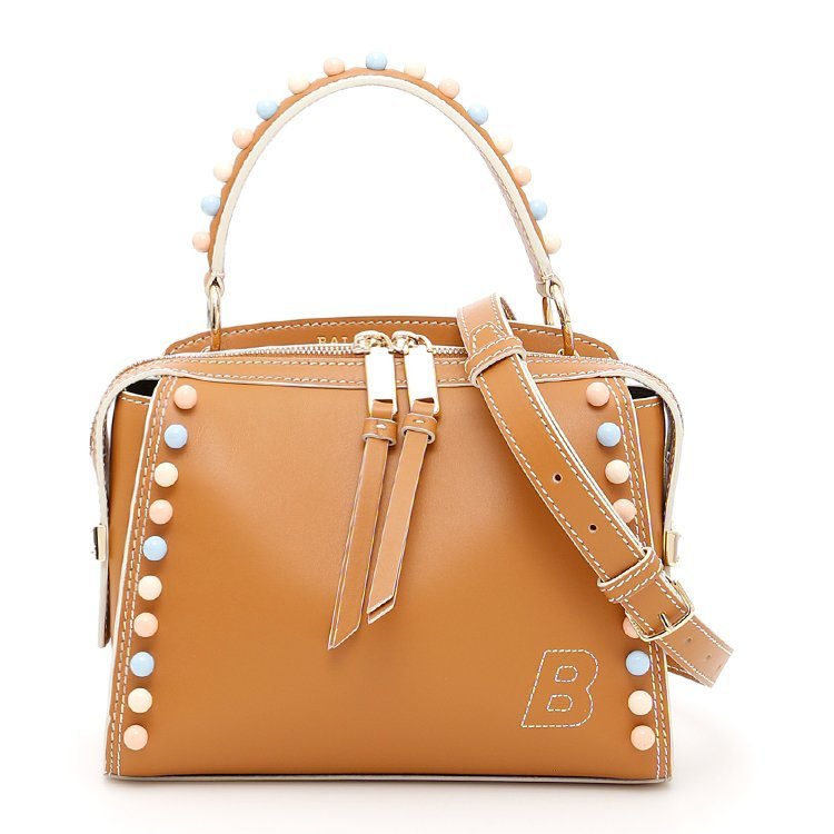 巴利/bally 18年春夏 女包 女性 logo 黄色 手提包 6221946.
