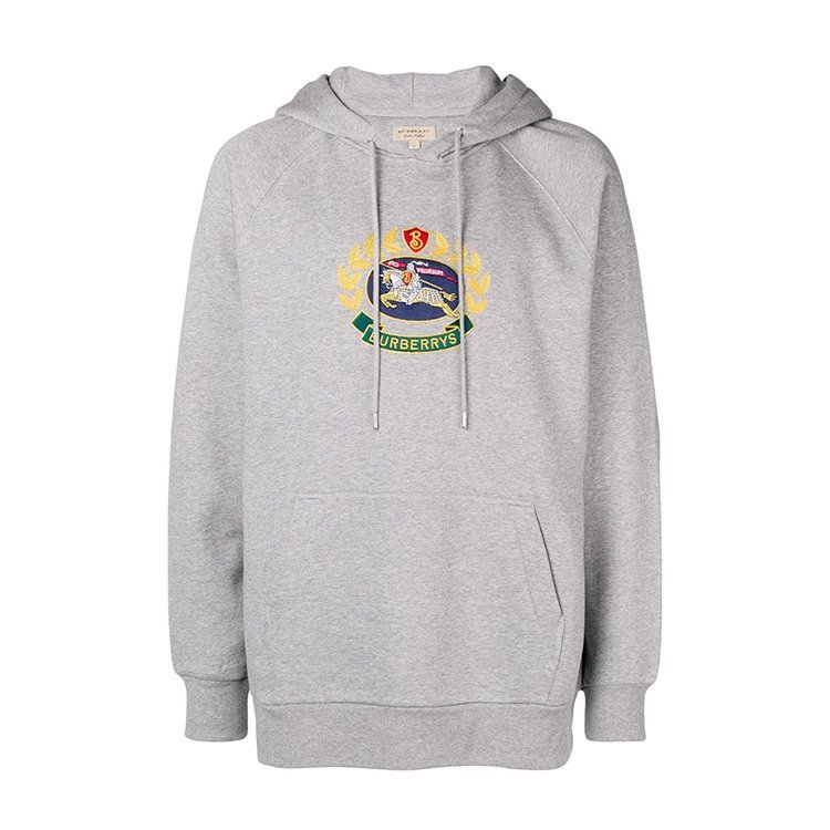 burberry(博柏利) 灰色男士刺绣 logo卫衣 m(180/96a)