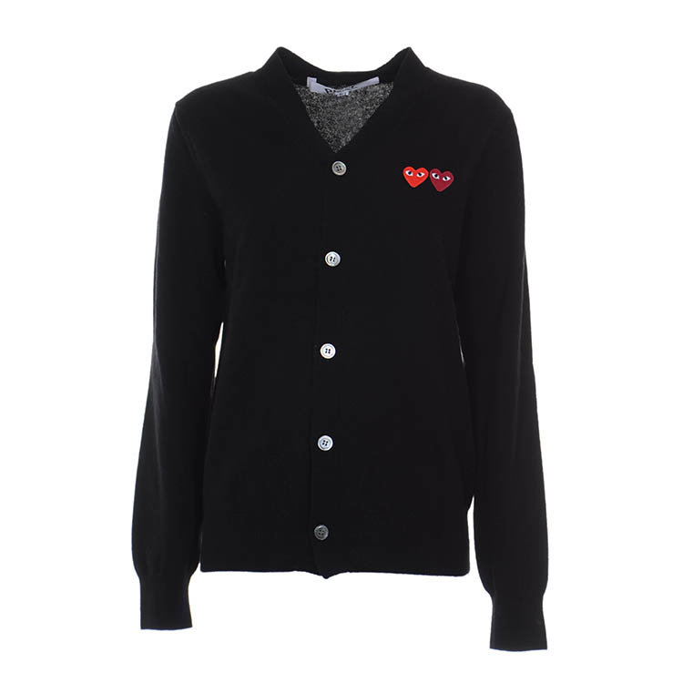 comme des garcons(川久保玲) 黑色针织女士开衫/毛衣 l