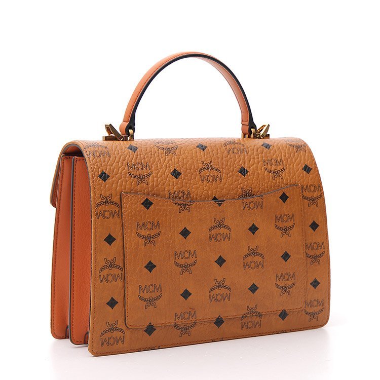 mcm/mcm 18年秋冬 logo 皇冠 女包 女性 棕色 斜挎包 mwe8apa67 cogn