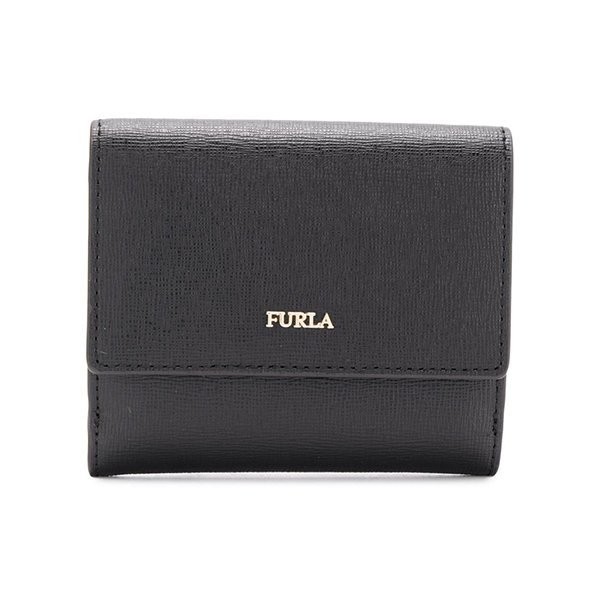 芙拉/furla 19年春夏 小方包 女士 暗扣 logo 黑色 钱包 978869.