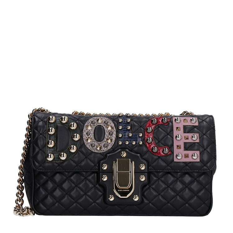 杜嘉班纳/dolce&gabbana 17年秋冬 女士 黑色 单肩包 bb6343ai489