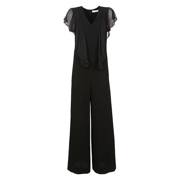 商品展示 secoo.com  女士(聚酯纤维)女士连体裤,简约,阔腿裤