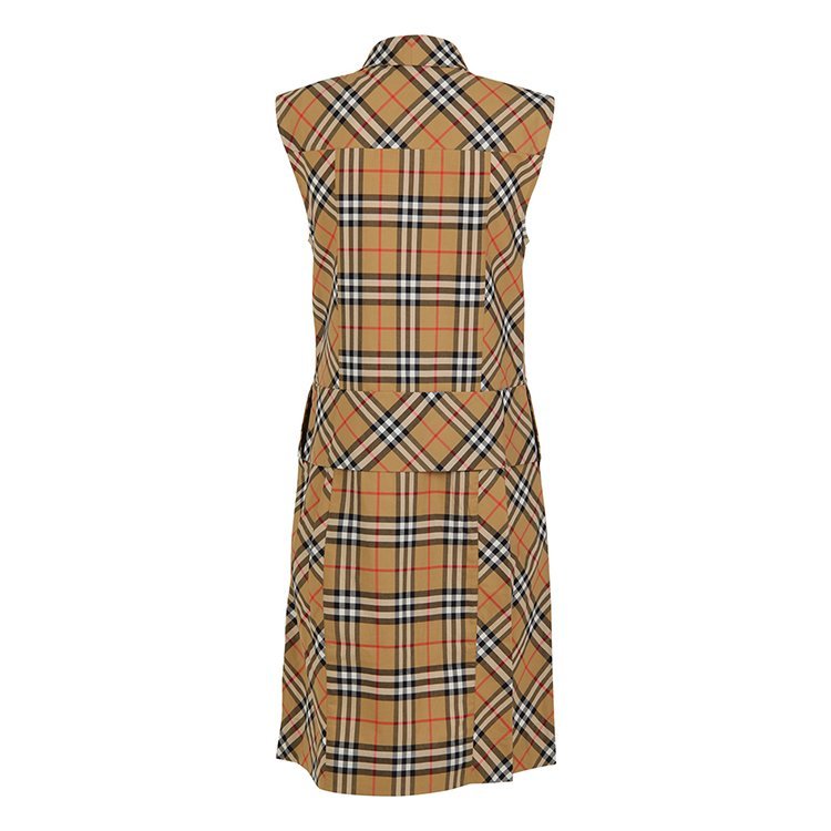 burberry/博柏利 21年春夏 vintage格纹 格子 女性 混色 女士连衣裙