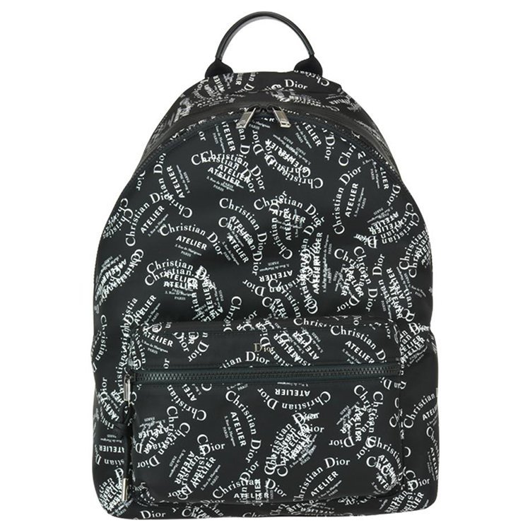 christian dior双肩包,christiandior包 com rider backpack with christian dior atelier logo print, size