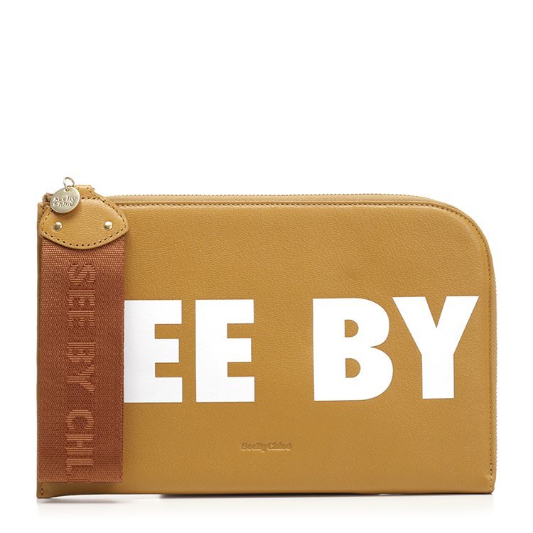 see by chloe/see by chloe 18年秋冬 logo 字母 女包 手包 女性 黄色