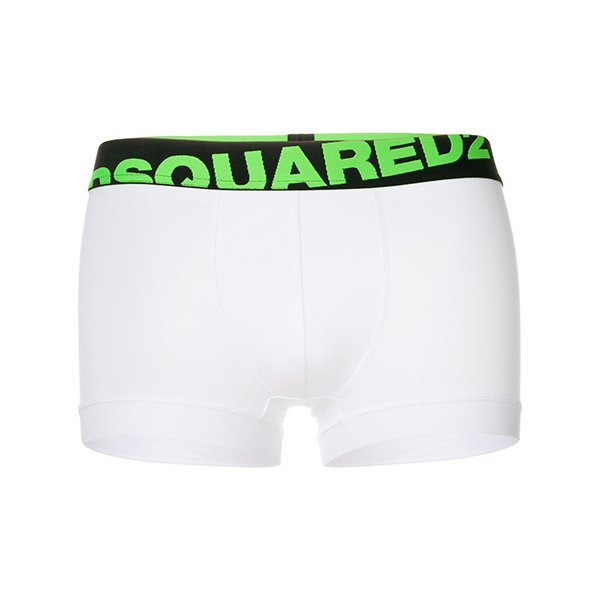 d二次方/dsquared2 17年秋冬 男士 平角裤 logo 白色 男士内裤 d9lc