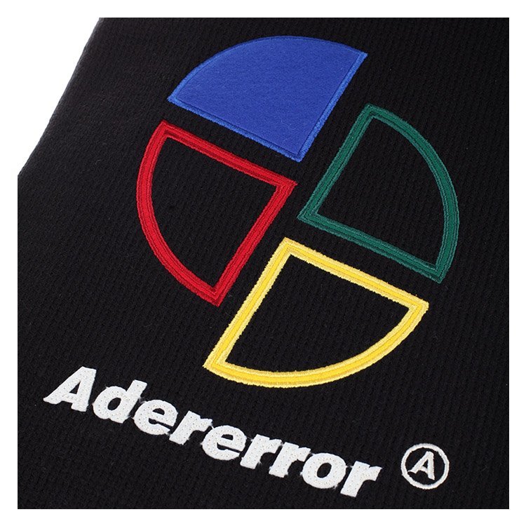 ader error/ader error 18年秋冬 男性 流苏 logo 黑色 围巾 18afwka