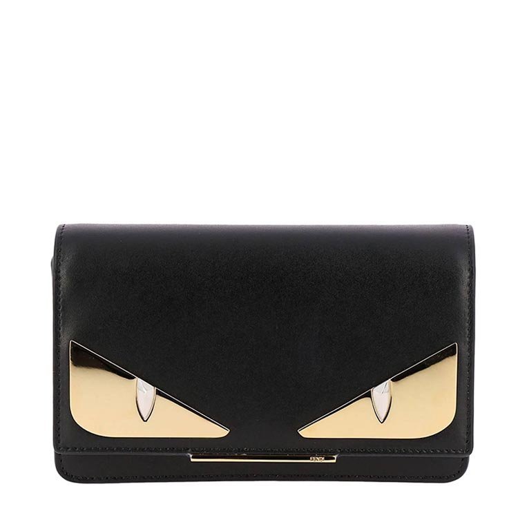 芬迪/fendi 18年秋冬 小恶魔 经典 女包 女性 黑色 单肩包 8m0346 3if