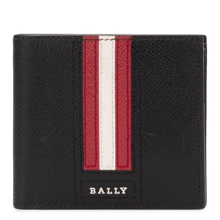 巴利/bally 19年春夏 logo 撞色 男包 男性 黑色 钱包 6224893
