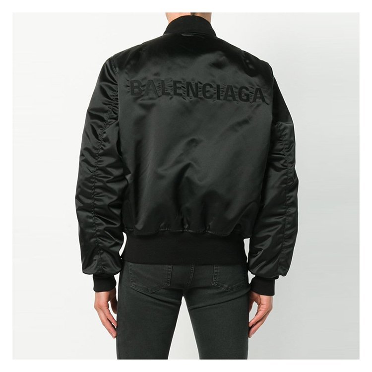 巴黎世家/balenciaga 18年秋冬 男士 拉链 口袋 黑色 男士夹克 533908