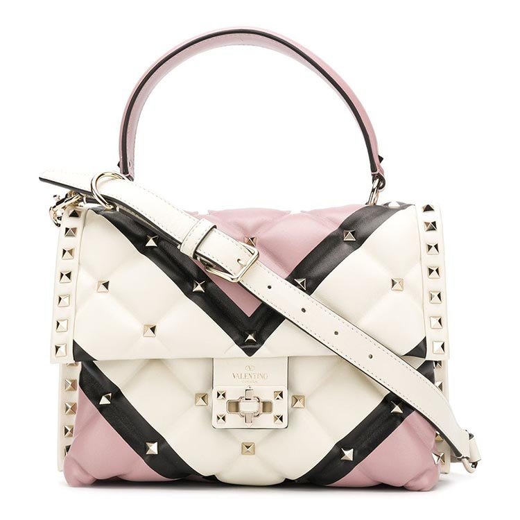华伦天奴/valentino 18年秋冬 时尚 百搭 拼色 可斜跨 女包 女性