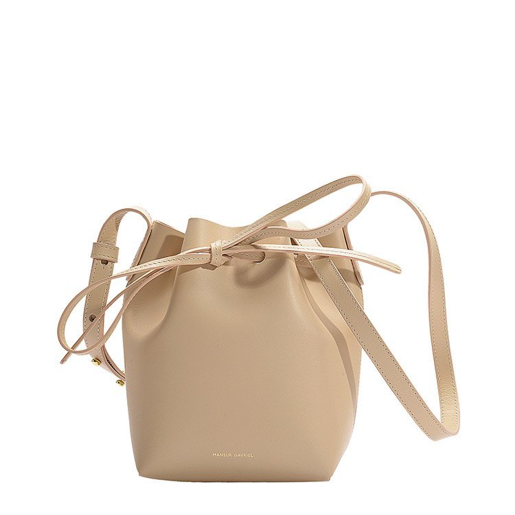 mansur gavriel/mansur gavriel 18年秋冬 logo 水桶包 女包 女性