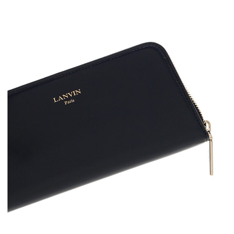 浪凡/lanvin 18年春夏 logo 通勤包 女包 女性 深蓝色 钱包 lwslgl01
