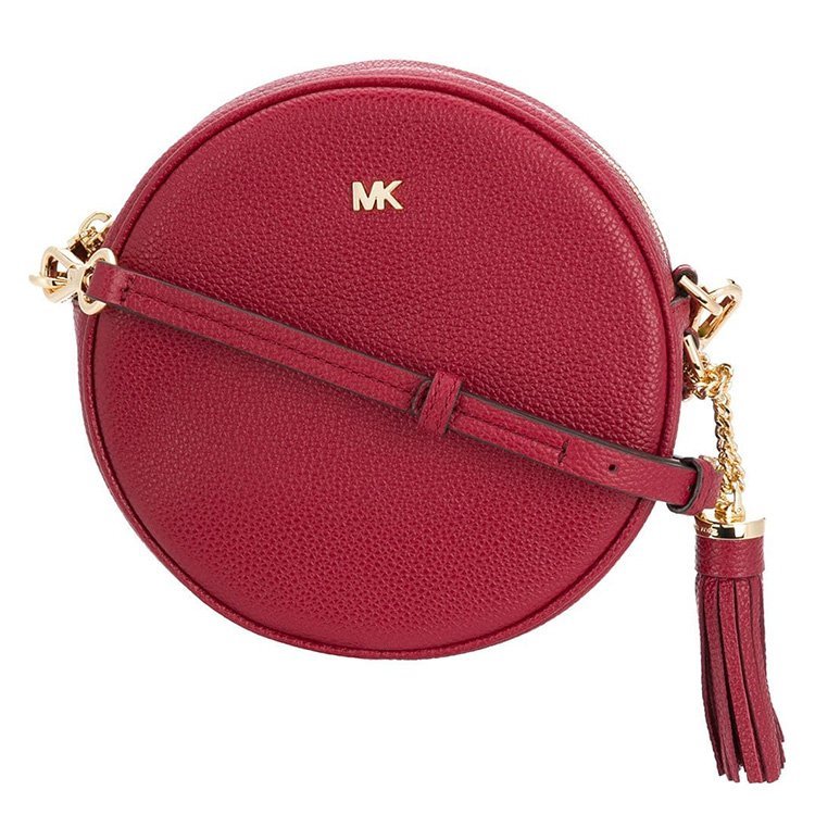 迈克·科尔斯/michael kors 18年秋冬 logo 圆形包 女包 女性 红色 单