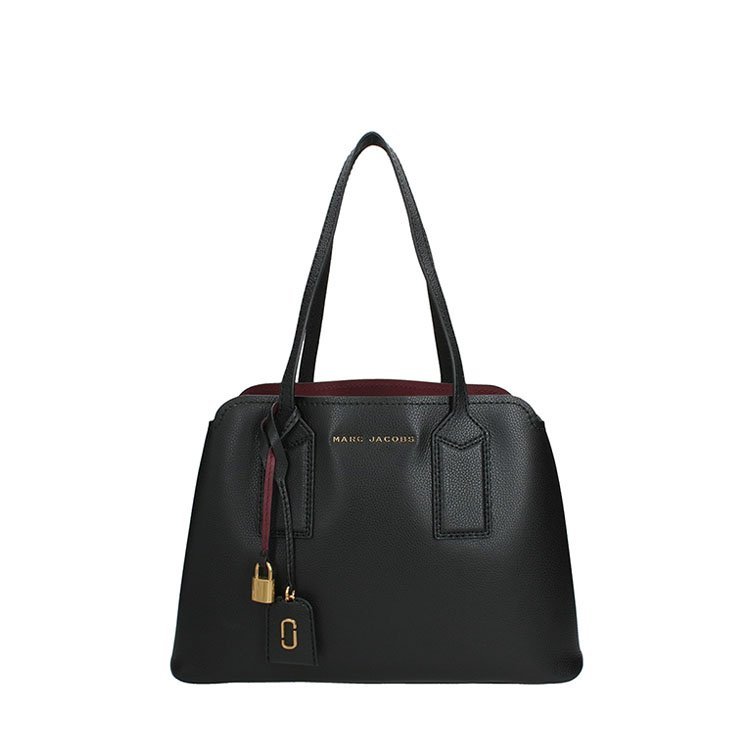 马克雅各布斯/marc jacobs 18年秋冬 logo 通勤包 女包 女性 黑色