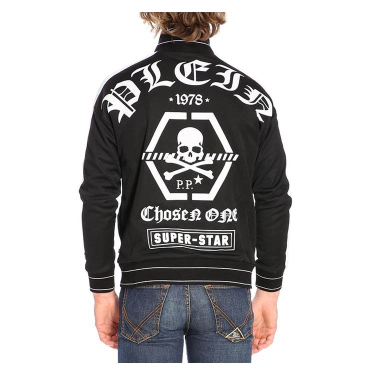 philipp plein/菲利普·普兰 18年秋冬 时尚 男士 黑色 男士夹克 mjb