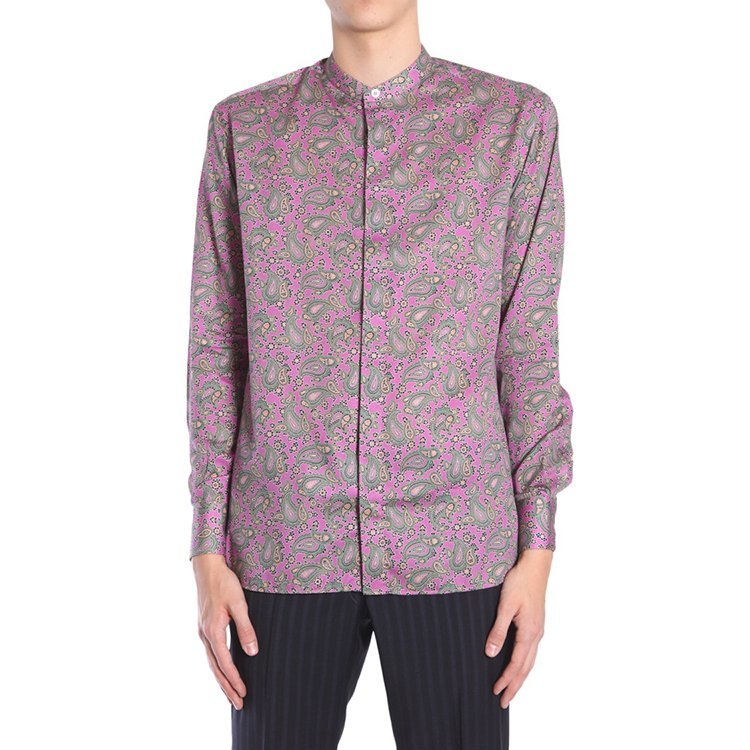 【奢品节可用券】etro/艾特罗 18年春夏 碎花 复古 男士 男士长袖衬衫