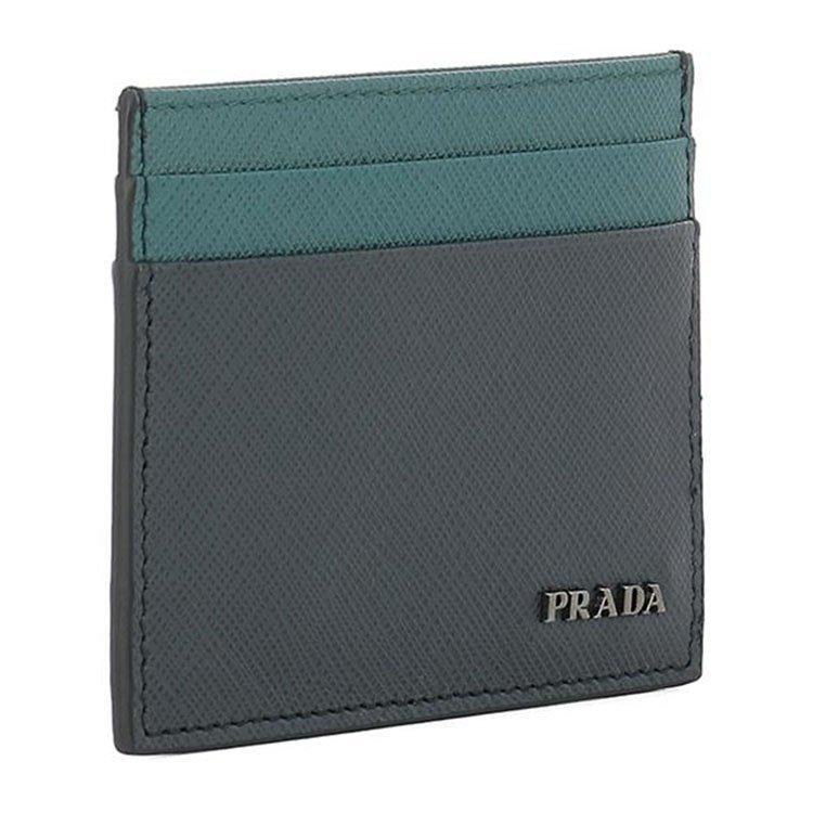 普拉达\/PRADA 18年秋冬 男士 logo 撞色 蓝色 