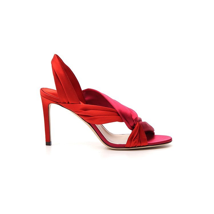 橡胶鞋面主材质:皮革拼接)高跟凉鞋,lalia系列 镂空,细跟 露趾