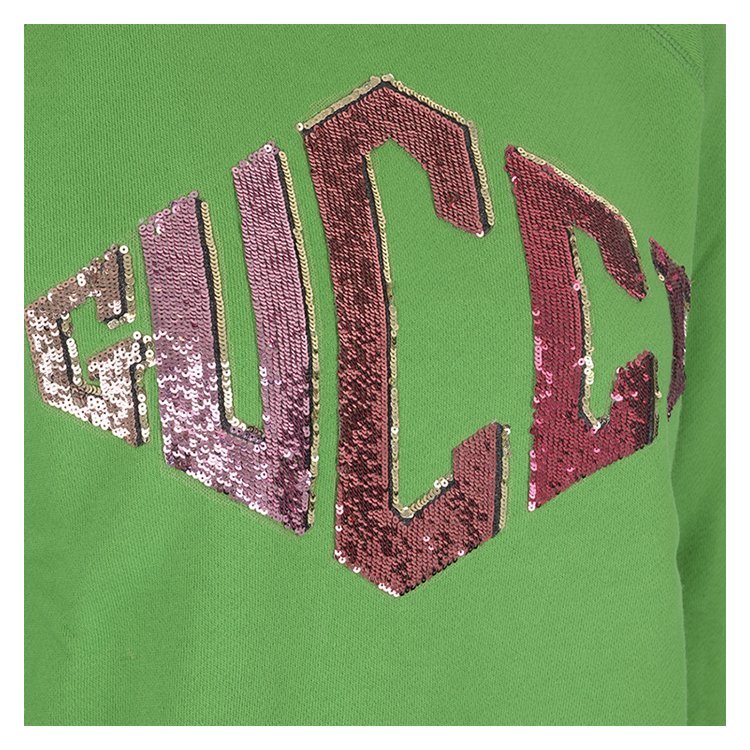 古驰/gucci 18年秋冬 女性 刺绣 圆领 绿色 女卫衣 515013/x9y54 3248