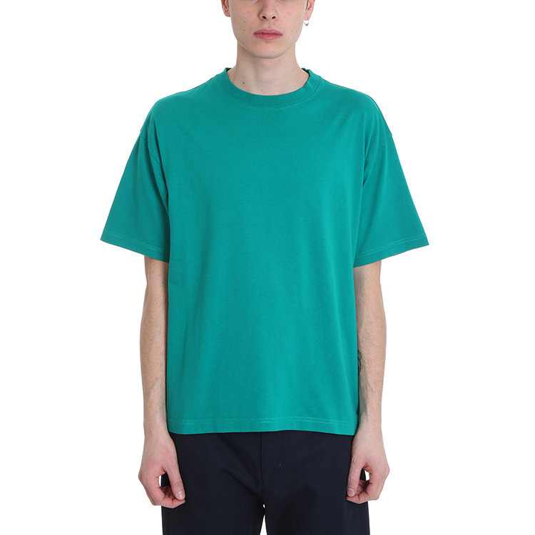 巴黎世家/balenciaga 19年春夏 圆领 男性 简约 宽松 绿色 男士短袖