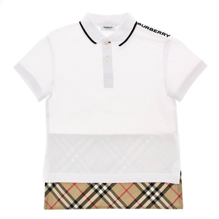 burberry(博柏利) 白色儿童短袖t恤 12【北京同城闪送】