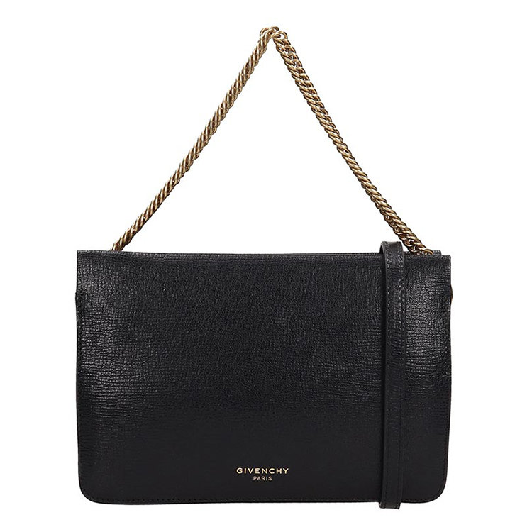 纪梵希/givenchy 19年春夏 单肩包 女性 信封包 简约 黑色 斜挎包 bb