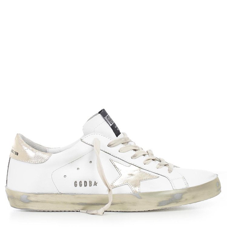 golden goose deluxe brand 19年春夏 平底鞋 男性 星星 小脏鞋 白色