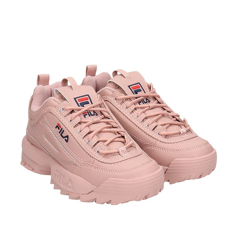 斐乐/fila 18年秋冬 老爹鞋 女 logo 粉色 女士板鞋/休闲鞋 1010302