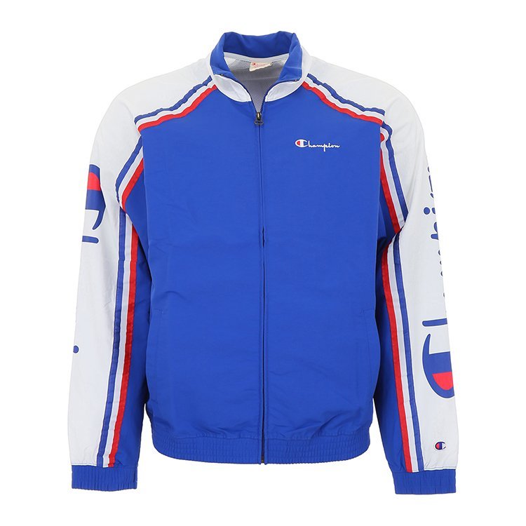 champion/champion 18年秋冬 撞色 男性 运动风 蓝色 男士夹克 212376