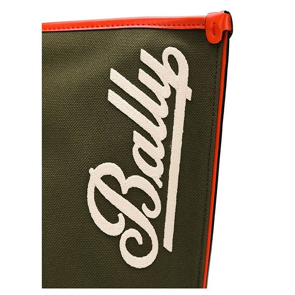 巴利/bally 18年秋冬 饺子包 女性 logo 浅绿色 手提包 6224458