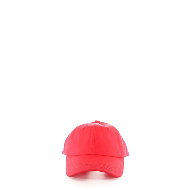 raf simons/raf simons 18年春夏 青少年 鸭舌帽 防晒 红色 帽子 181