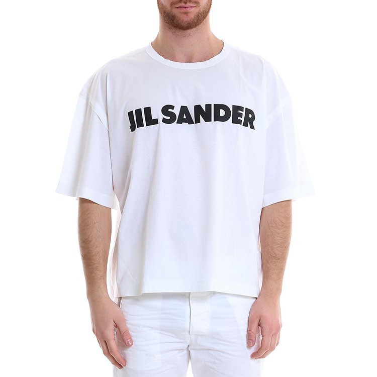 吉尔·桑达/jil sander 18年春夏 男性 字母 经典 白色 男士短袖t恤