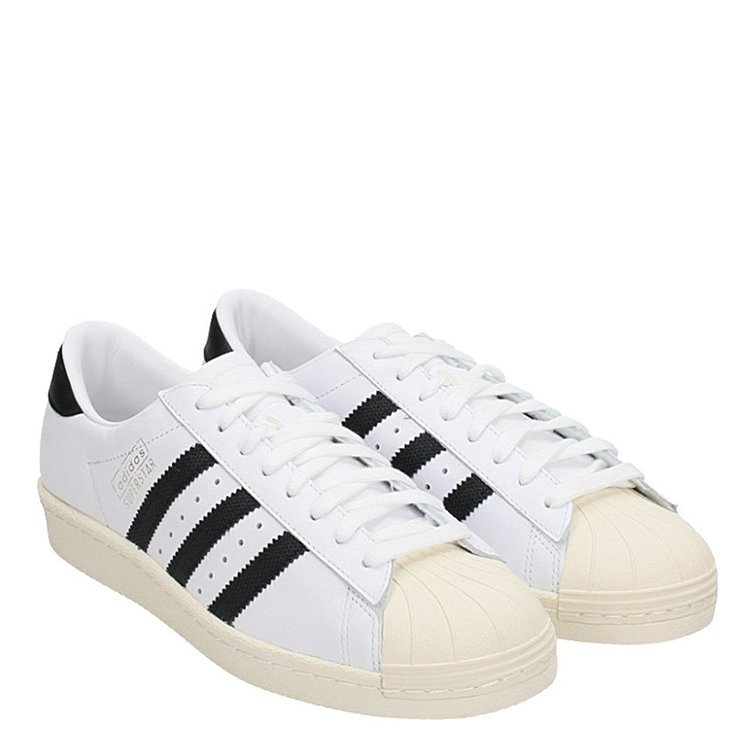 阿迪达斯/adidas 18年春夏 中性 条纹 小白鞋 白色 男士板鞋/休闲鞋