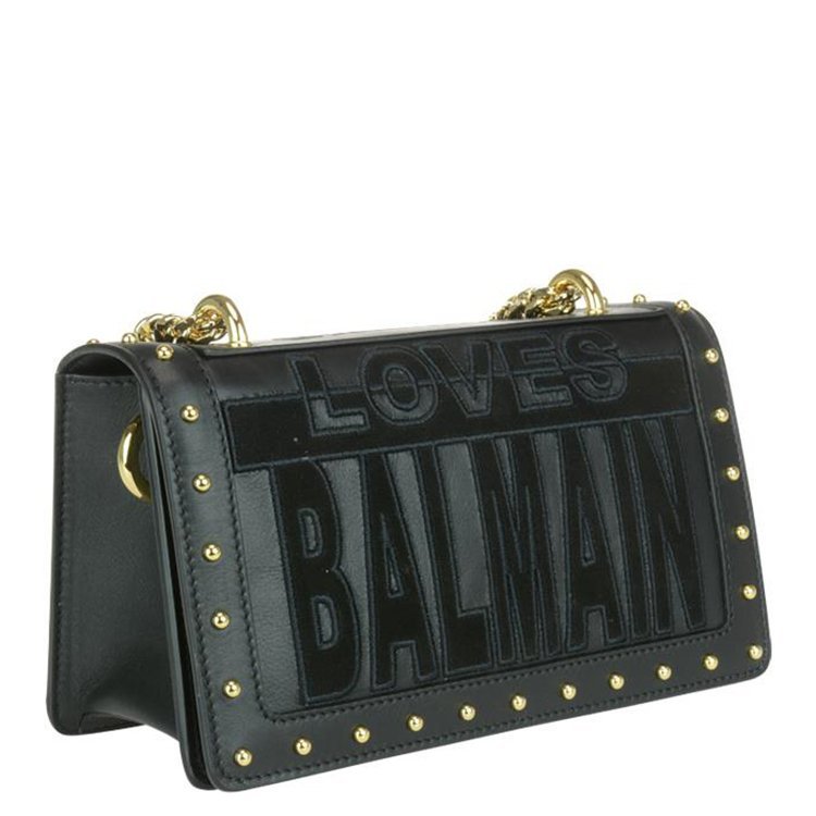 balmain/巴尔曼 18年春夏 logo 百搭 女包 女性 斜挎包 s8fs122psbp