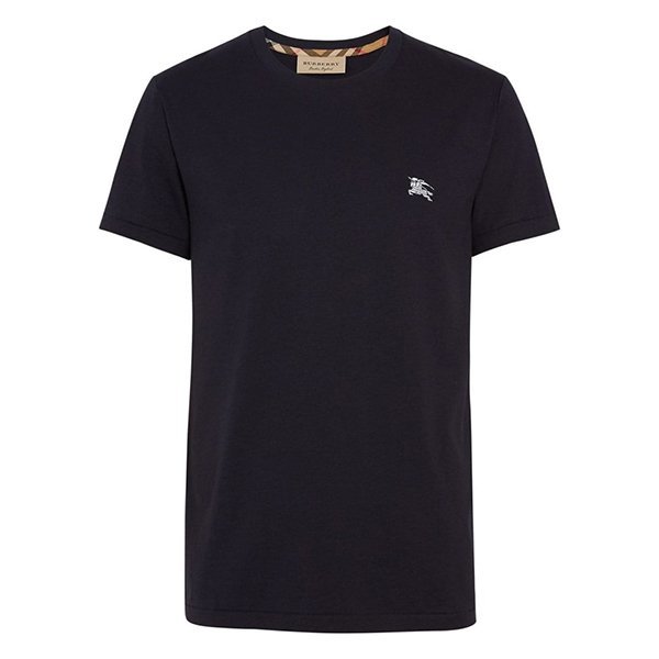 博柏利/burberry 19年春夏 男性 时尚 海军蓝 男士短袖t恤 8003829