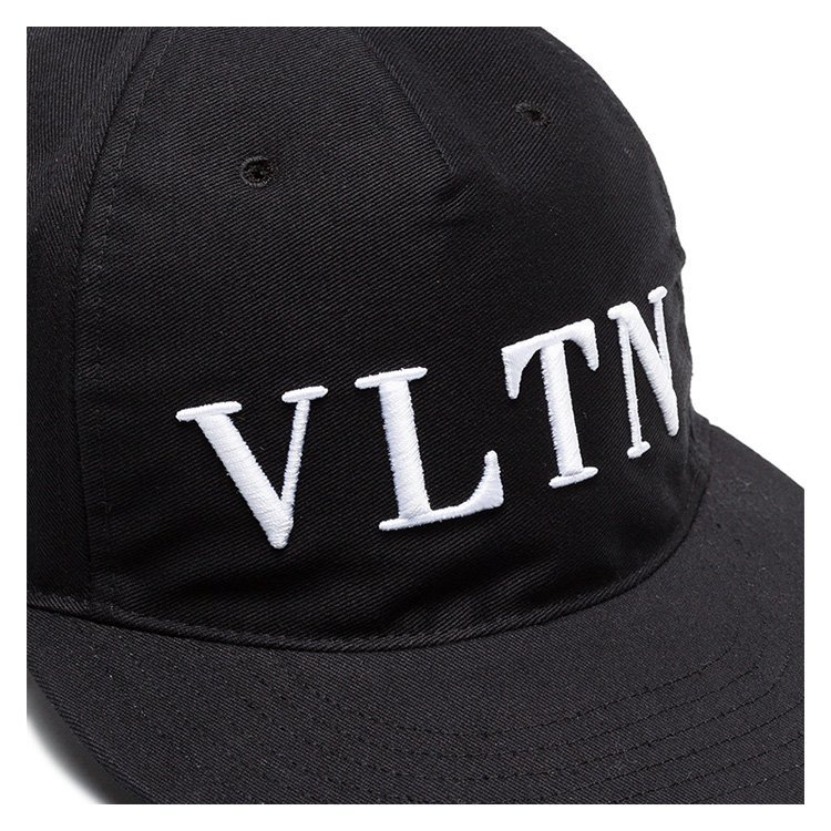 华伦天奴/valentino 18年秋冬 男士 logo 刺绣 蓝色 帽子 qy2h0a08