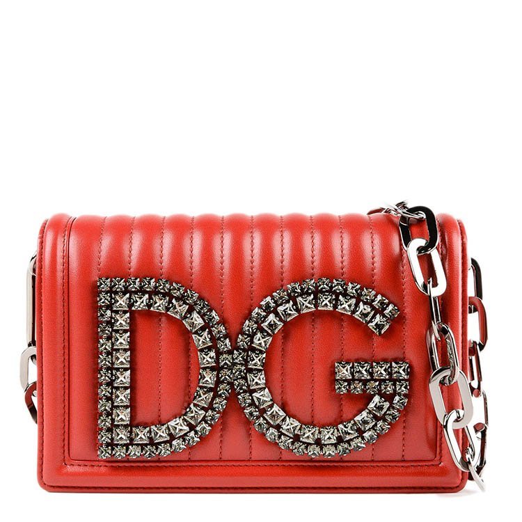 【18年秋冬】 杜嘉班纳/dolce&gabbana 女士 logo 链条包 手拿包