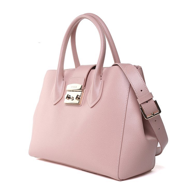 芙拉/furla 18年秋冬 女士 金属扣 经典 红色 手提包 908095