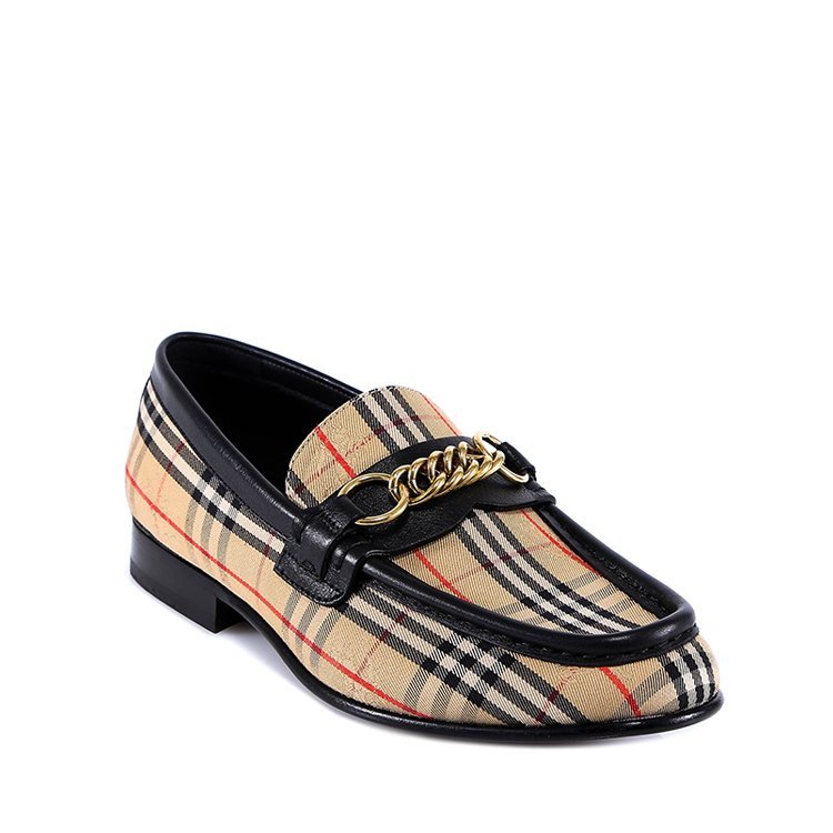 博柏利\/BURBERRY 19年春夏 乐福鞋 女士 链条