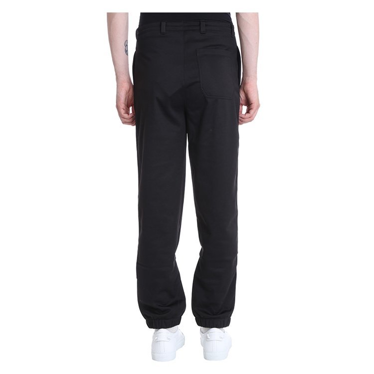 纪梵希/givenchy 18年秋冬 松紧腰 男士 撞色 黑色 男士休闲裤 bm506j