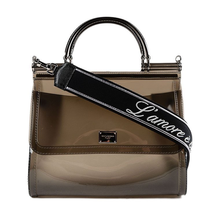 dolce&gabbana/杜嘉班纳 18年秋冬 女士 通勤包 logo 棕色 手提包 bb