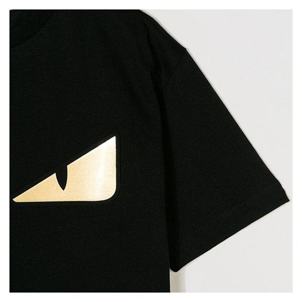 fendi junior/fendi junior 18年秋冬 男 短袖 小恶魔 黑色 儿童t恤