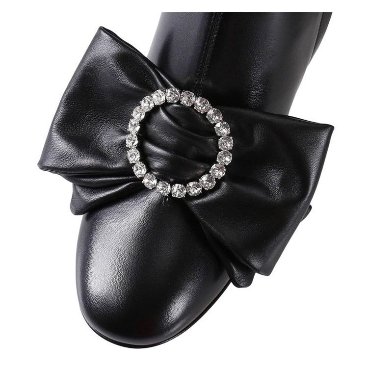 古驰\/GUCCI 17年秋冬 女士 尖头鞋 方跟鞋 黑色