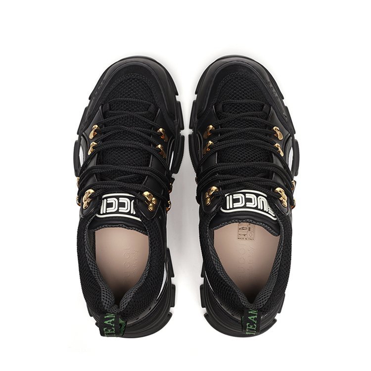 古驰/gucci 19年春夏 男性 logo 老爹鞋 黑色 休闲运动鞋 543149/ggz